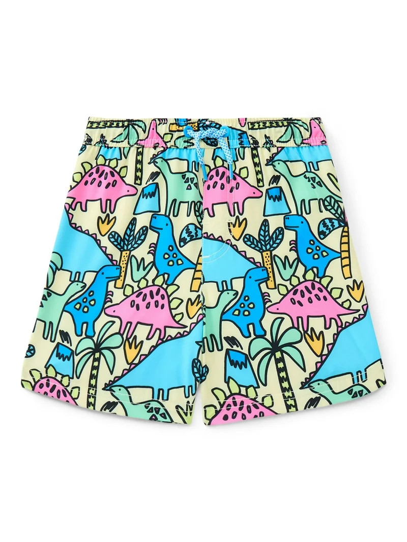 Wonder Nation Baby and Toddler Quick- Dry Swim Trunk, Sizes 12M-5T | Walmart (US)