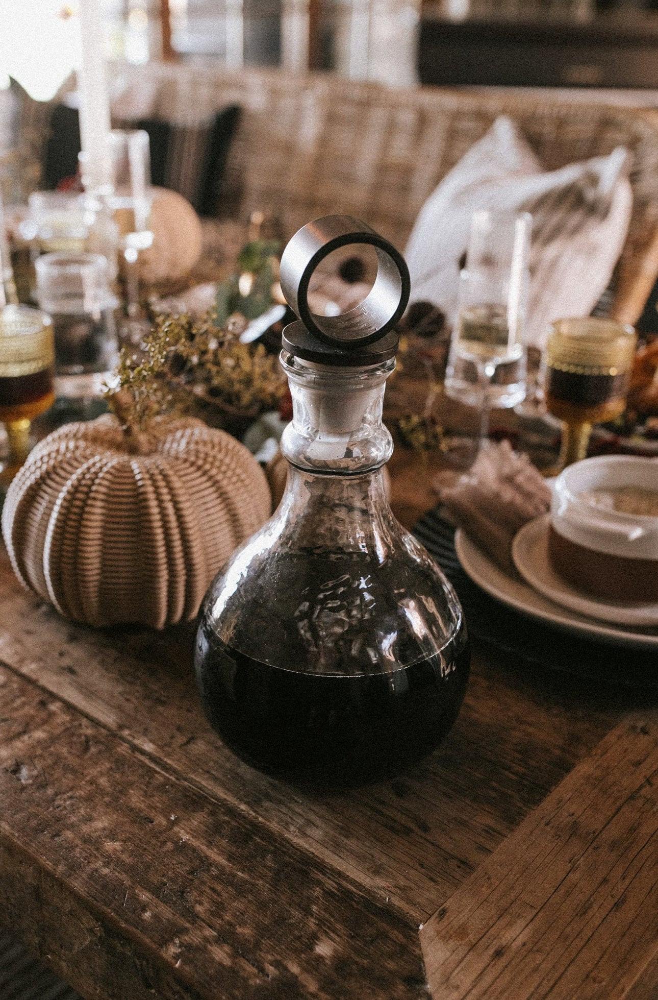 Major Moment Decanter w/ Iron Stopper | THELIFESTYLEDCO