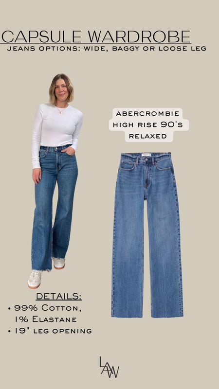 Abercrombie High Rise 90’s Relaxed Jeans - wearing tts in 26, short (would prefer regular length)

#LTKfindsunder100 #LTKstyletip #LTKfindsunder50
