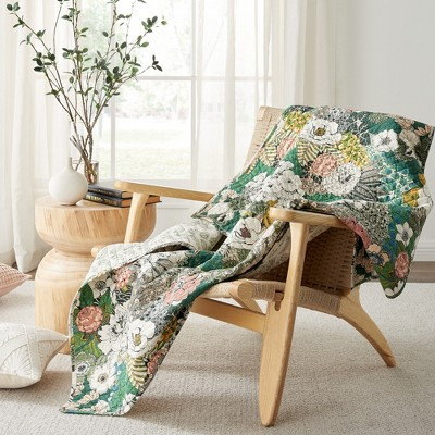 Bettina Floral Quilted Throw - Levtex Home | Target