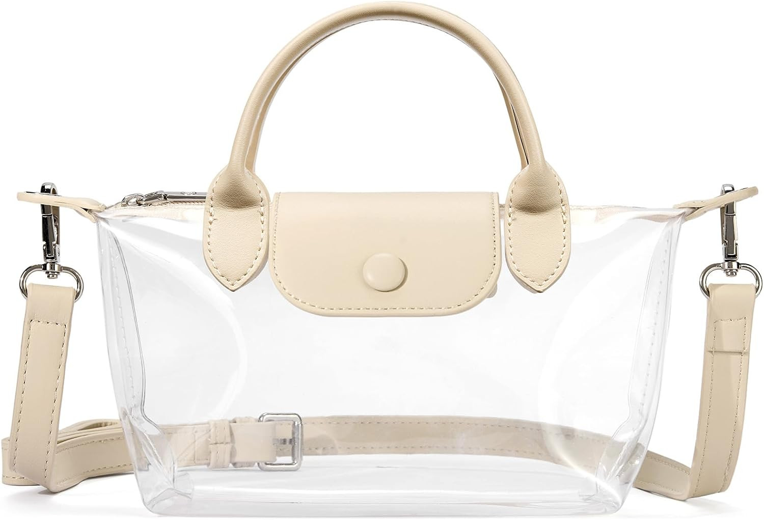 BOSTANTEN Small Clear Bag for Stadium Approved Crossbody Purse for Events | Amazon (US)