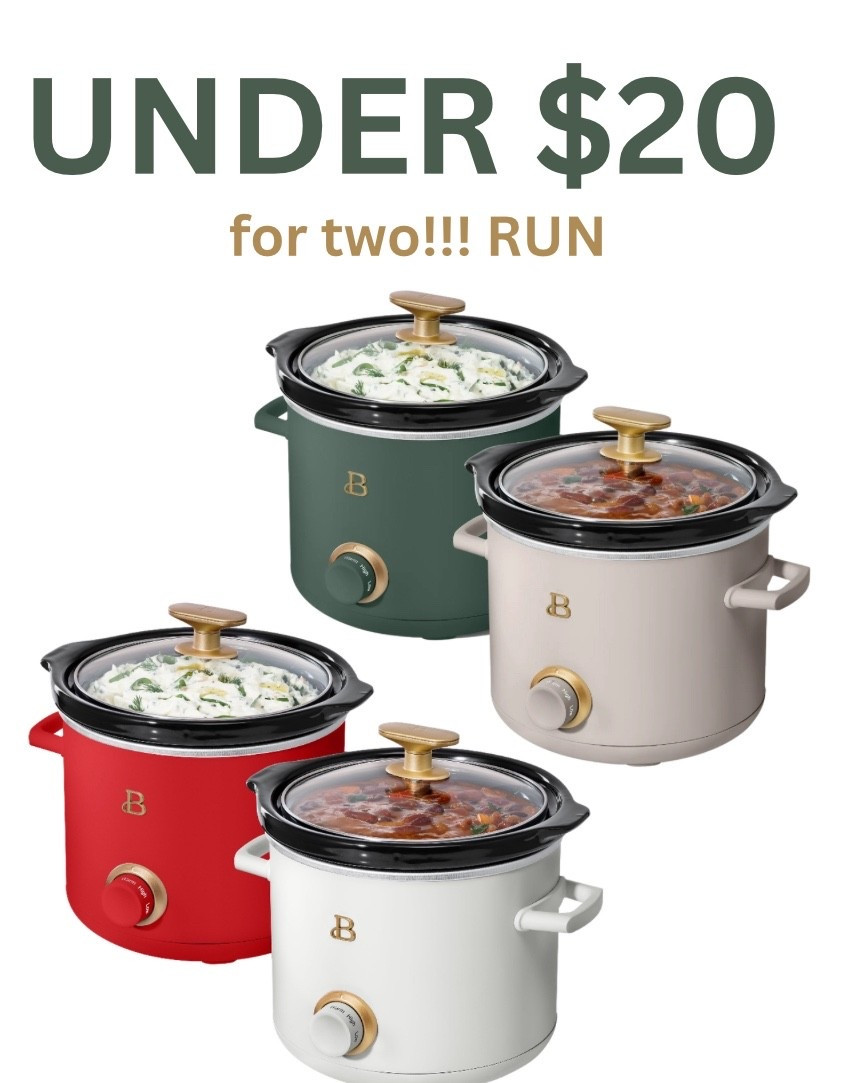 Two crockpots under $20 for two you cannot read this price for holiday entertaining

#LTKHoliday #LTKCyberWeek #LTKmomlife