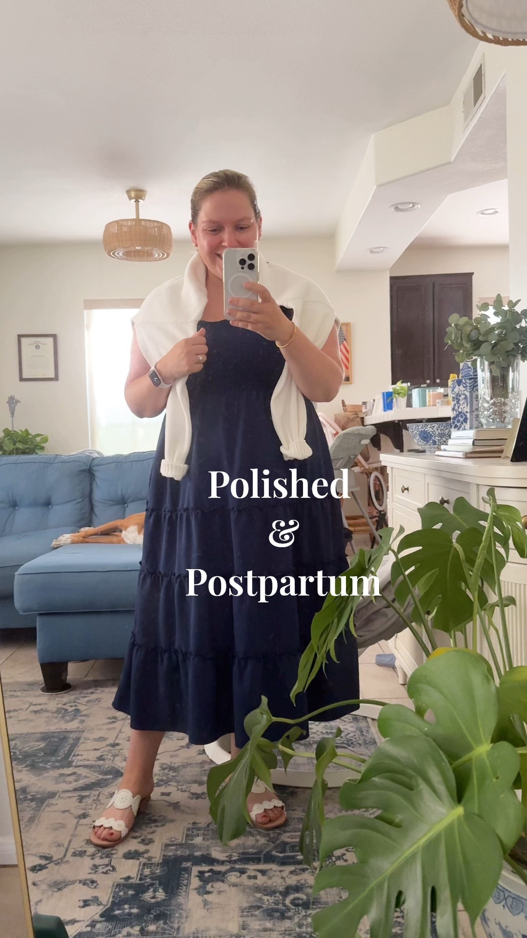Polished & Postpartum 

Hill House Nap Dress
Jack Rogers Lauren sandal 
American flag sweater 

Postpartum style, mom outfit, summer dress 

#LTKFindsUnder100 #LTKStyleTip #LTKMidsize