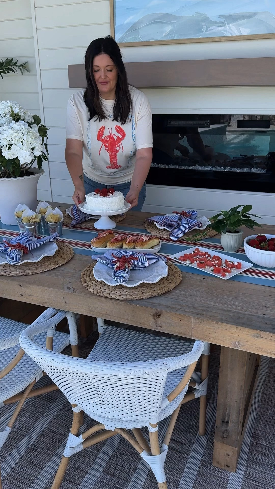 summer hosting but make it coastal 🦞🍋

everything i used for this cape cod-inspired lunch table is linked here.

coastal summer hosting, lobster roll lunch, cape cod summer, nantucket vibes, summer tablescape, outdoor entertaining, summer party ideas, patriotic hosting, coastal decor, striped table linens, summer lunch inspiration, lemon themed entertaining, backyard hosting, summer gatherings, hosting favorites

#LTKfoodie #LTKHome #LTKSeasonal
