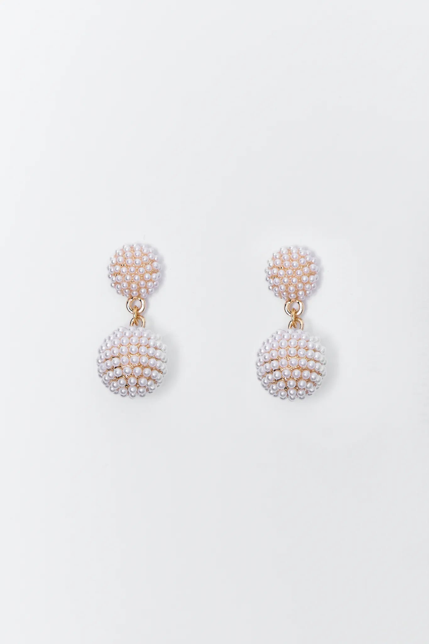 Talulah Gold Pearl Earrings | Avara
