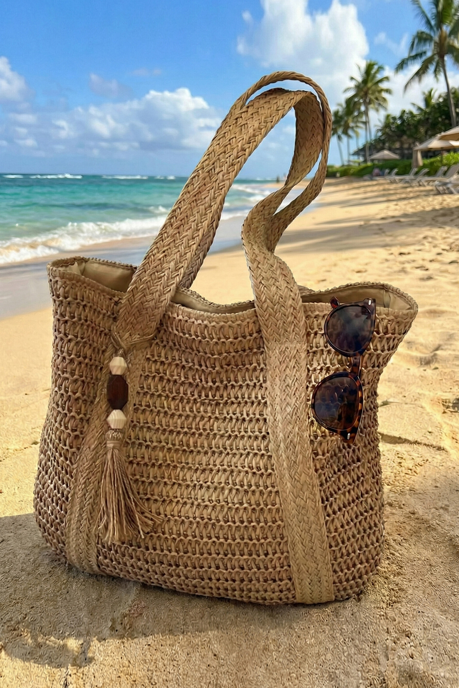 Pool Bound Straw Tote Bag | Cupshe US