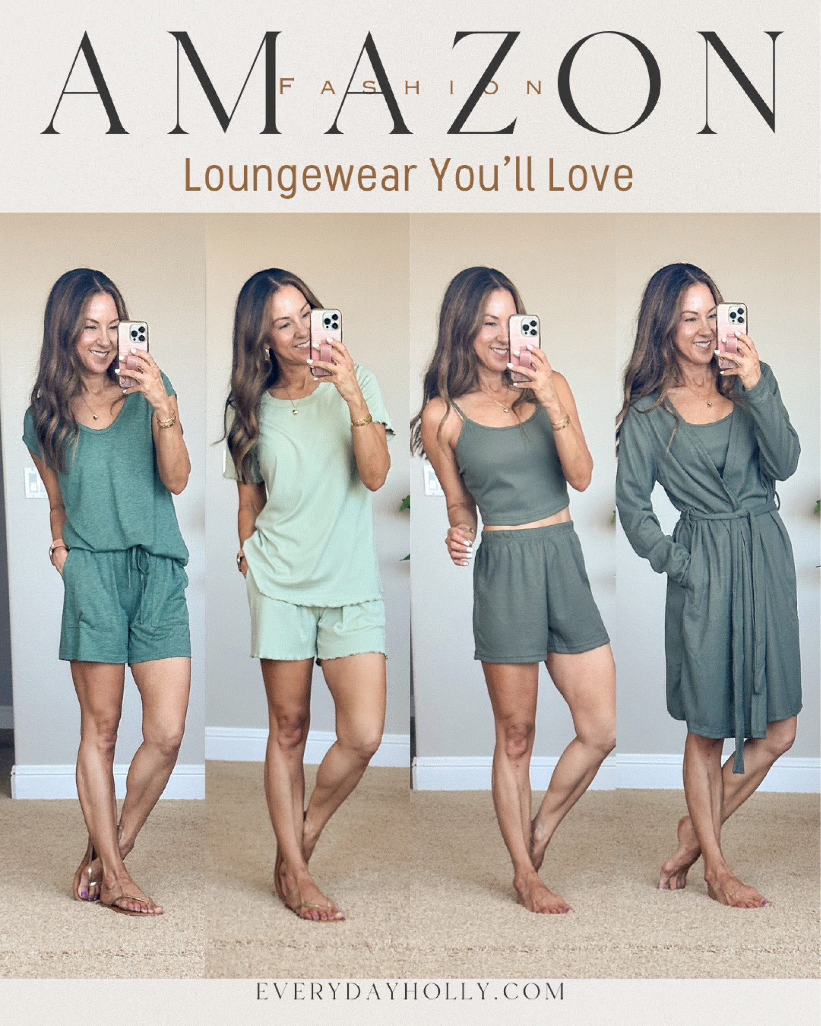 💥Sale on ALL‼️
Set 1 only $11.99 w/code E8UYQ8O4 & 10% q-pon
Set 2 only $11.99 w/code 9V3U3UWX & 20% q-pon
Set 3 only $14.83 w/code 25APTPC9 & 17% q-pon 
*discounts are active at time of post. These can go away at any moment. 
Amazon loungewear sets size small, 2 piece set, 3 piece set, robe, waffle knit shorts and tank. pajama sets, pj sets, comfy outfit, mothers day gift idea, travel and vacation jammie sets


#LTKOver40 #LTKSaleAlert #LTKFindsUnder50