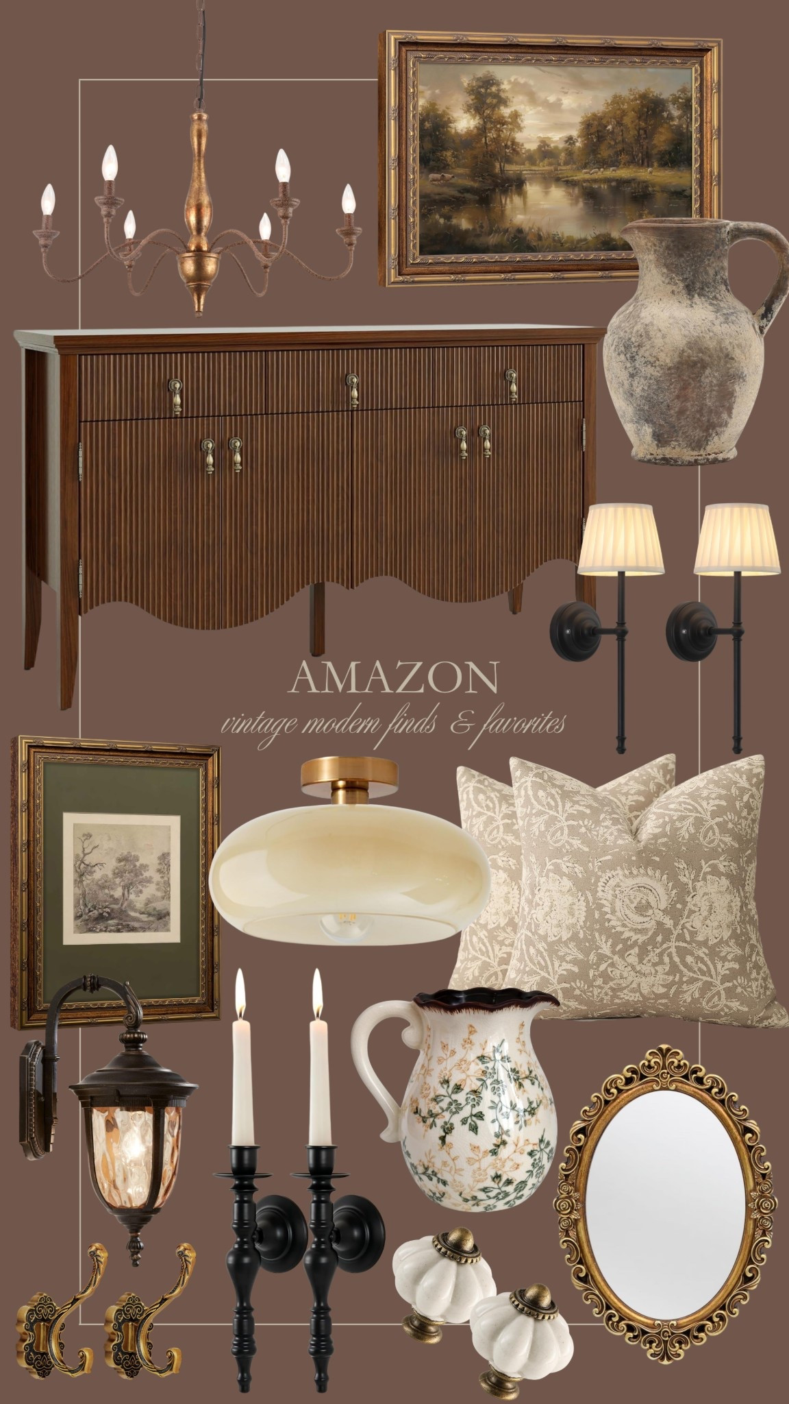 Amazon vintage modern finds! Love these vintage home and modern home finds from Amazon 🖤 Especially the various lighting fixtures! 

#LTKHome