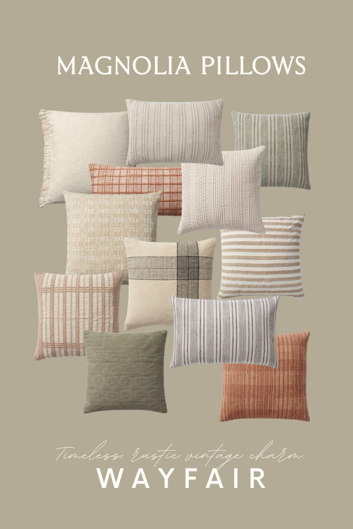 Cozy up your space with Magnolia’s timeless charm 🛋️✨ Dive into comfort with our rustic vintage pillows, perfect for adding a touch of elegance to any room. Shop now at Wayfair! 🌿🏡

#LTKHome #LTKSeasonal #LTKStyleTip