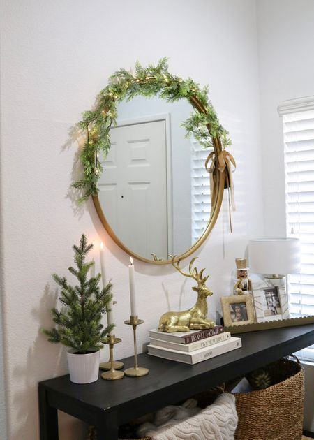 Elegant Entryway Holiday Decor, how to decorate your entryway for the holidays

#LTKHoliday #LTKSeasonal #LTKhome