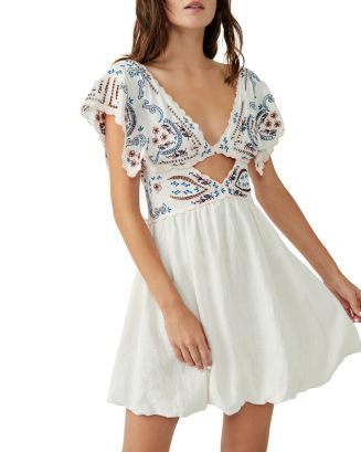 Rambling Roads Embroidered Mini Dress | Bloomingdale's (US)