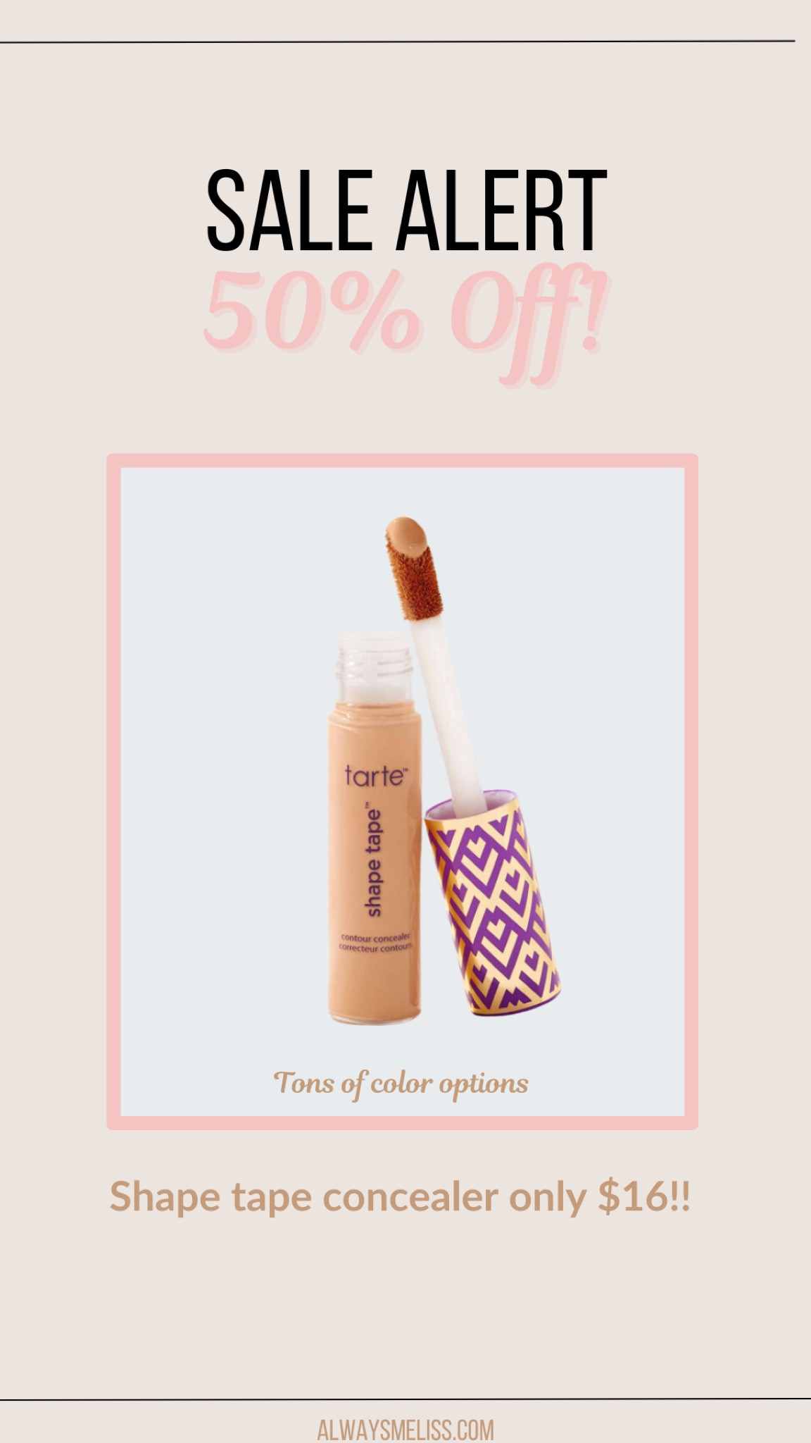Love this concealer! Currently 50% off. Tons of color options!

Tarte
Make up
Sale

#LTKBeauty #LTKSaleAlert #LTKFindsUnder50