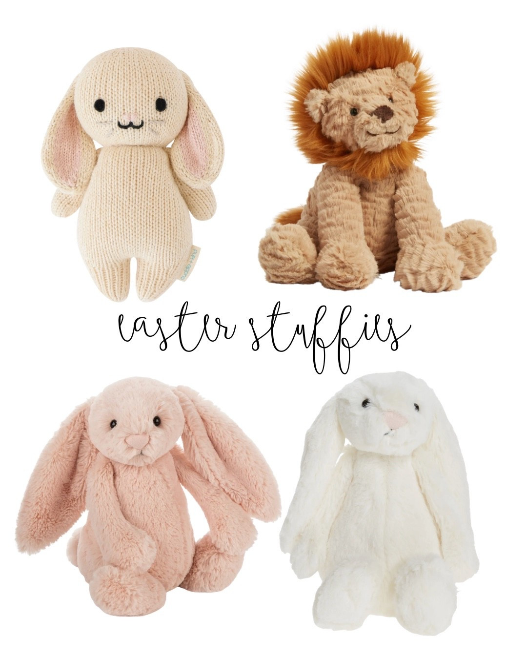 Jellycat and cuddle and kind dolls for Easter baskets 🐰

#LTKSeasonal #LTKBaby #LTKmomlife