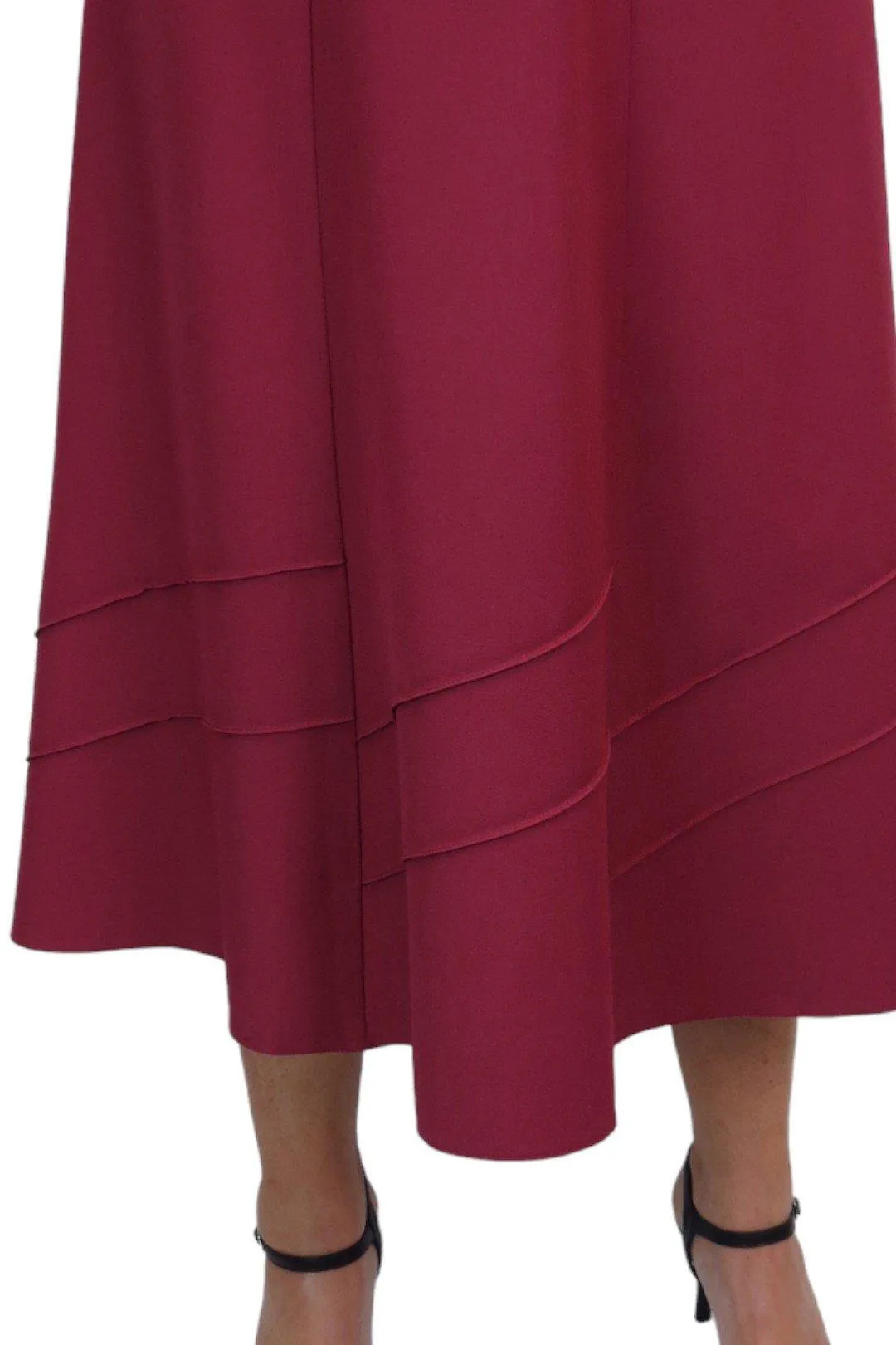 Skirts | Smart Elasticated Waist Flared Swing Skirt | Paulo Due | Debenhams UK