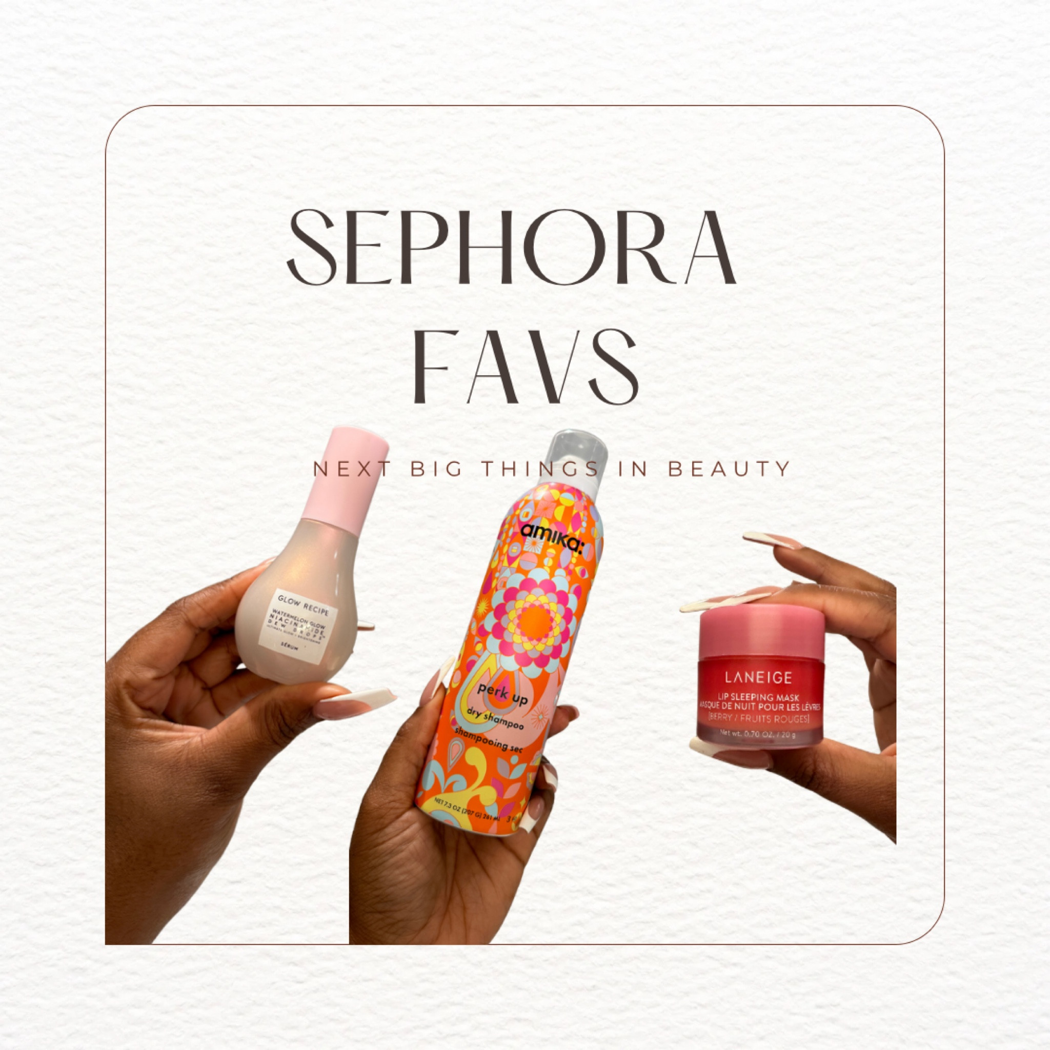 These 3 products have been such a game changer in my routines💕 I love beauty products that are quick and easy to use but that also make a difference! Check them out at Sephora now✨ #AD 

#LTKxSephora