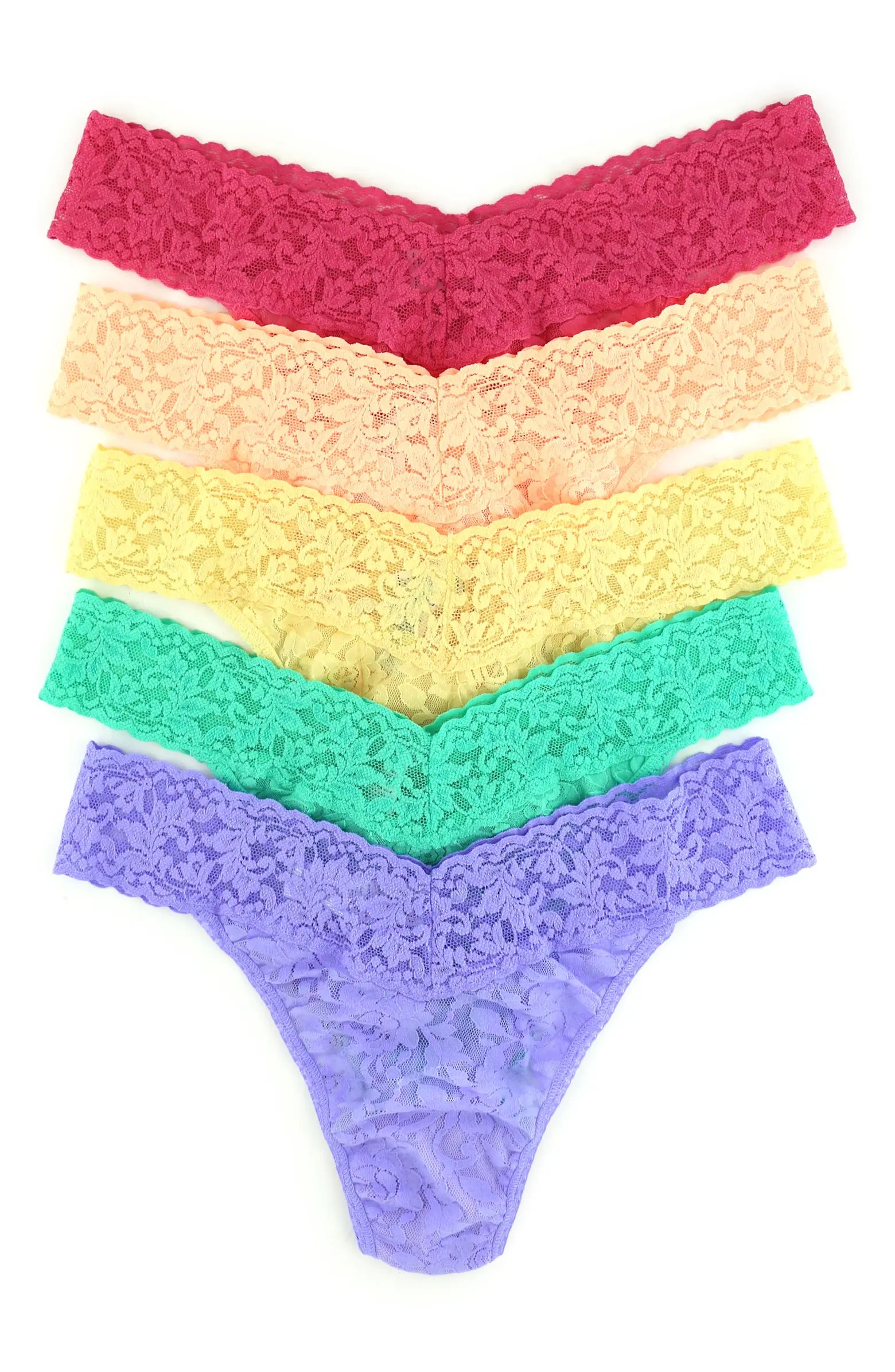 5-Pack Original Rise Thongs | Nordstrom