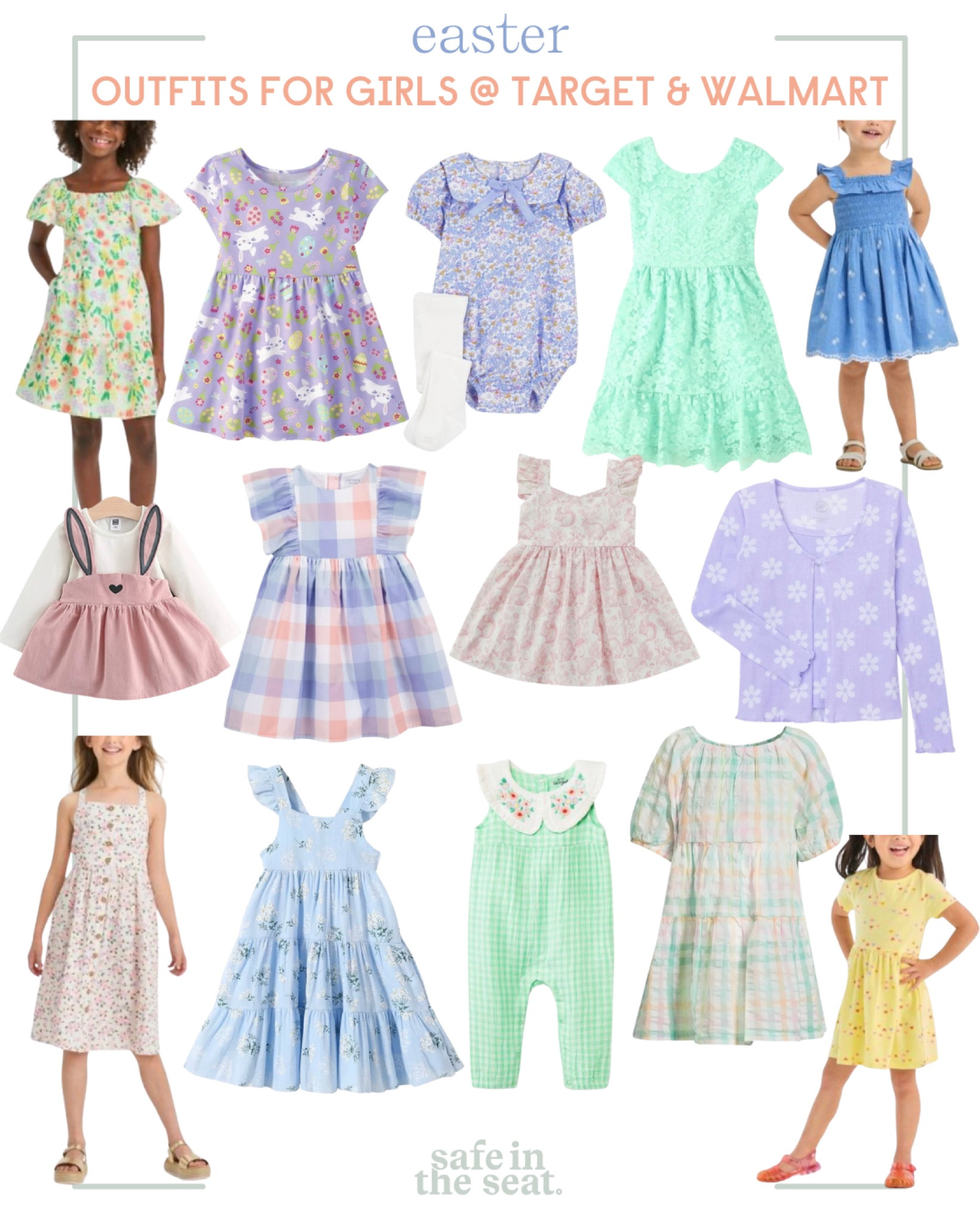Affordable and adorable Easter outfits for girls from baby to kid! 

#LTKSeasonal #LTKkids #LTKfamily