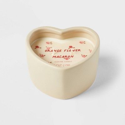 7oz Glossy Glaze Heart Shaped Ceramic Cream - Threshold™ | Target