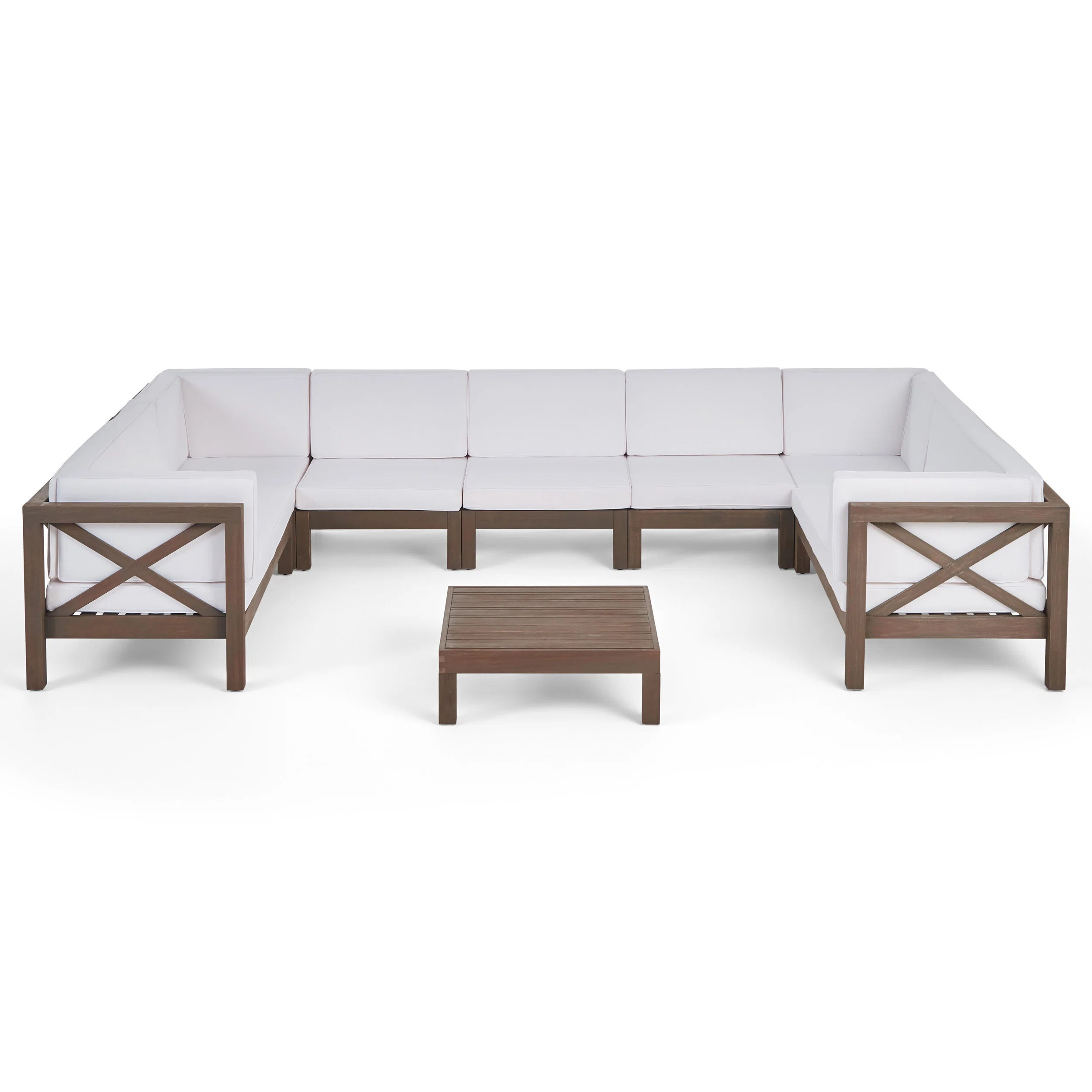 Outdoor 2 Piece Deep Seating Group with Cushions | Wayfair North America