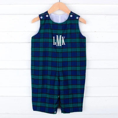 Hamilton Plaid Navy & Green Longall | Classic Whimsy