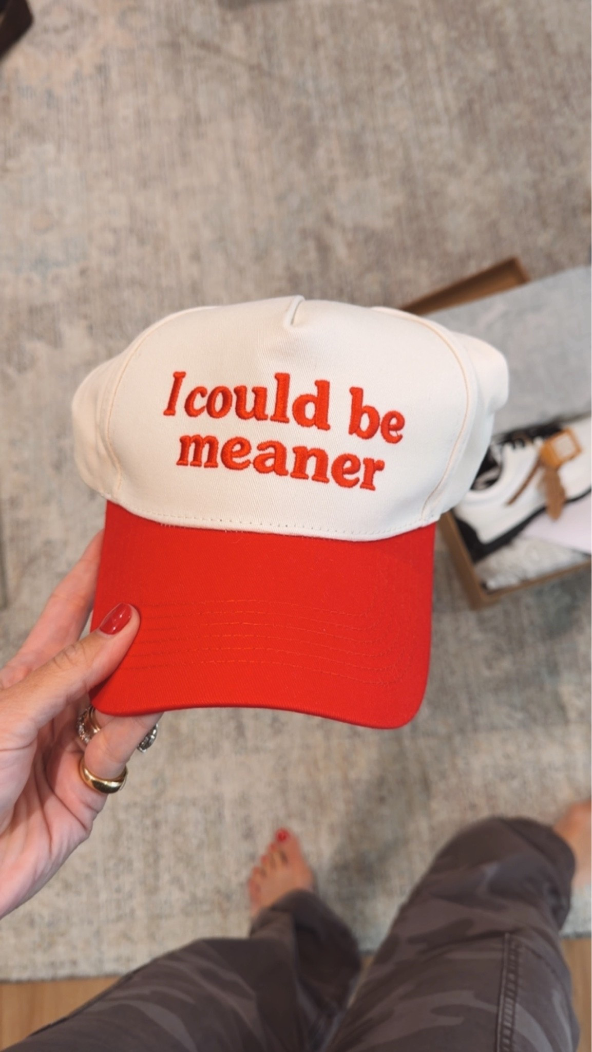 We love a snarky hat

#LTKOver40 #LTKootd #LTKmomlife