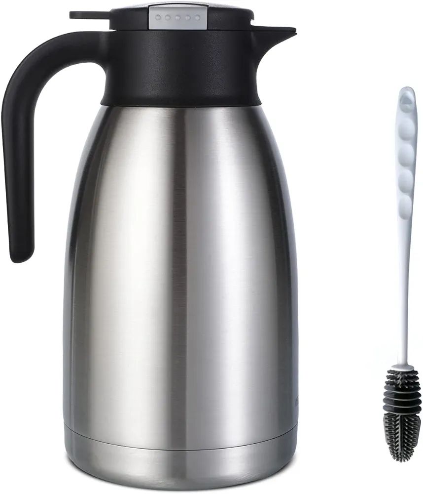 Heritage66 2 Liter /68 OZ Stainless Steel Thermal Coffee Carafe Dispenser Triple Wall Thermos Vac... | Amazon (US)