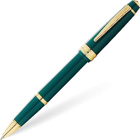 Cross Bailey Light Polished Green Resin and Gold Tone Rollerball Pen | Amazon (US)