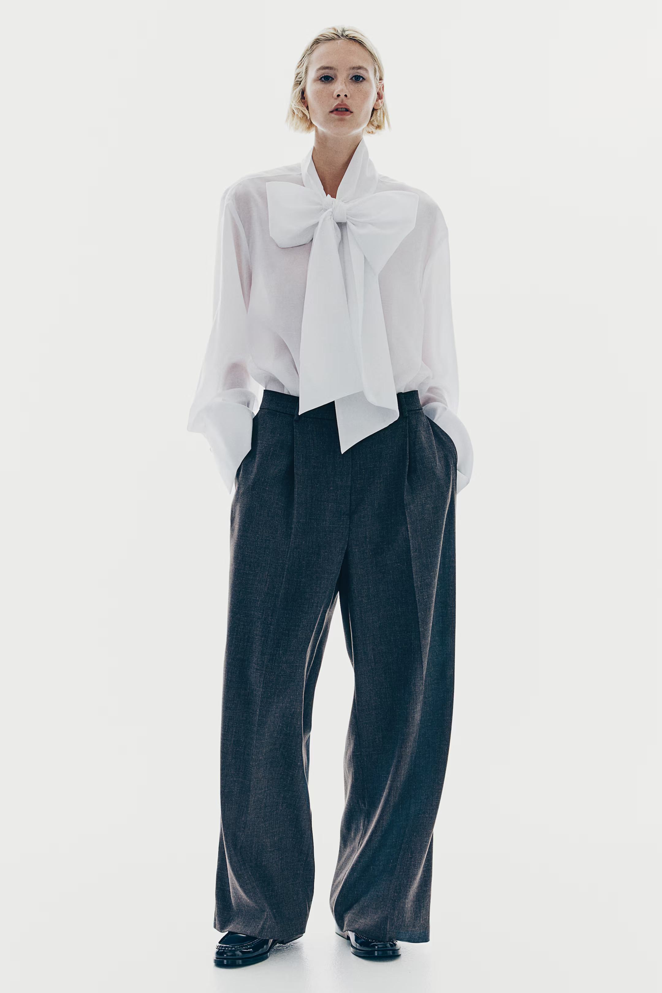 Straight-Cut Dress Pants | H&M (US + CA)