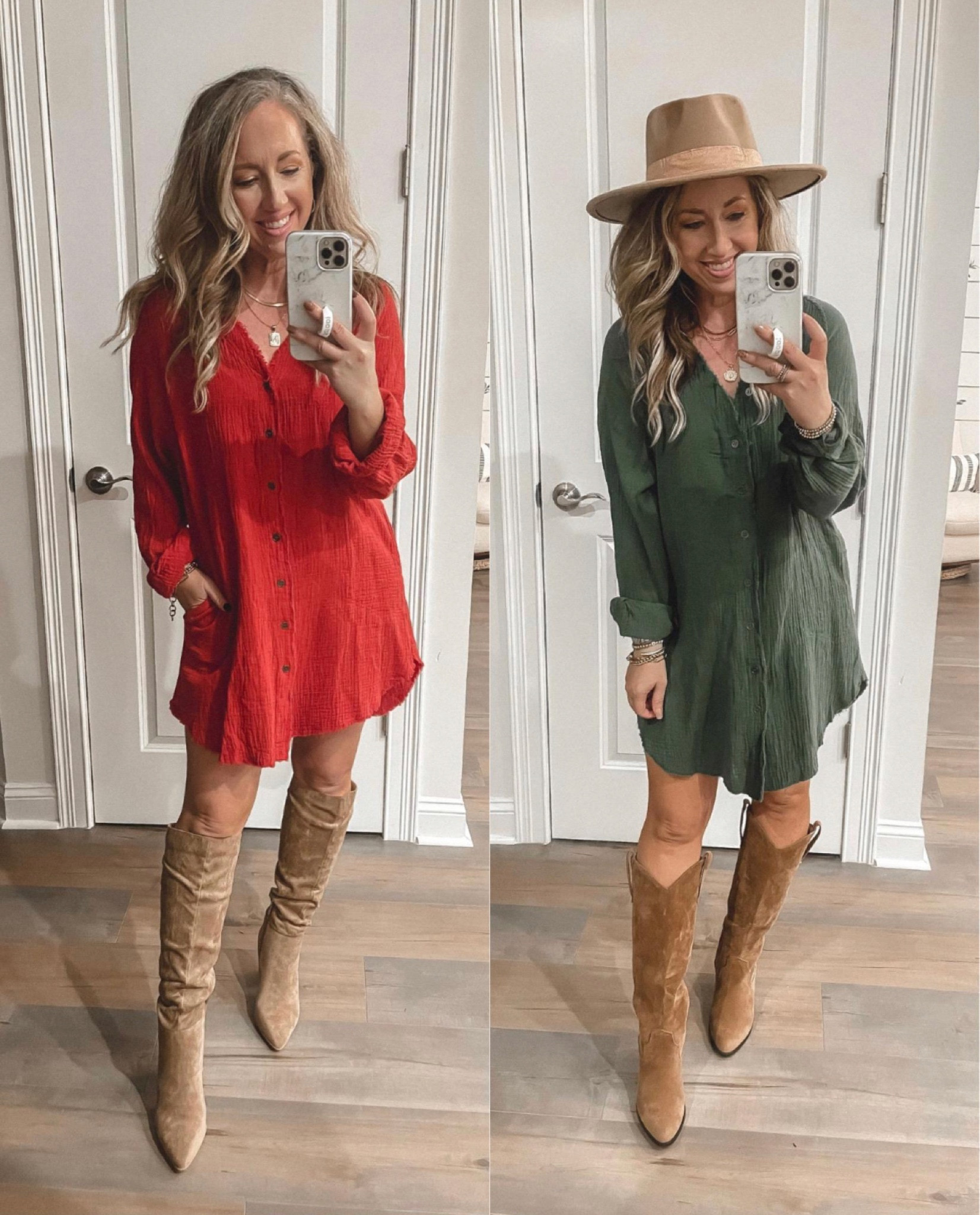knee length dress with cowboy boots 12 Ways I'm Wearing a Dress With Cowboy Boots This Summer