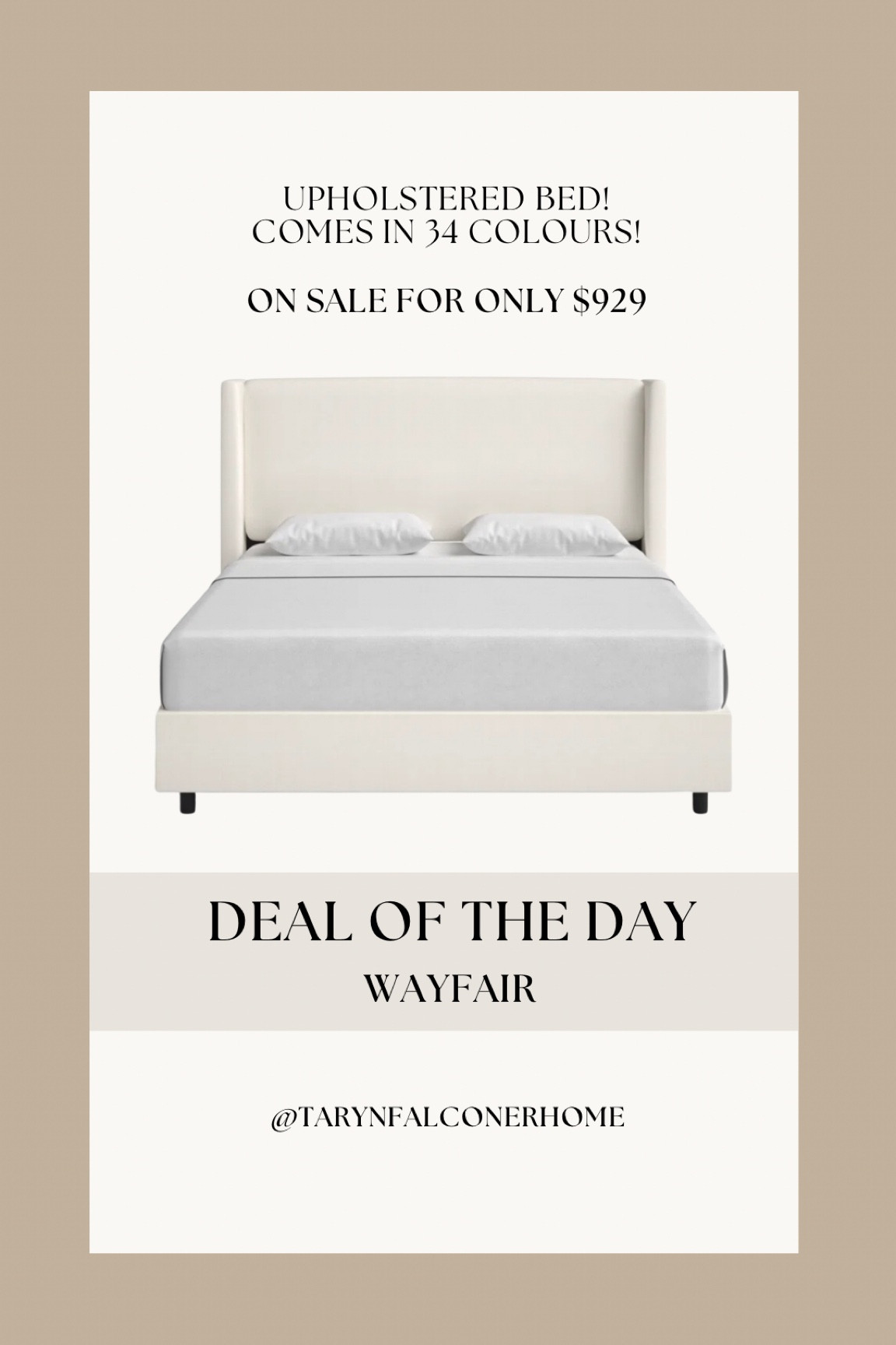 Upholstered bed! Comes in 34 different colour options!

#bedroom #bed #linenbed #cozyhome #neutralhome #bedroomfind 

#LTKcasa

#LTKSaleAlert #LTKHome