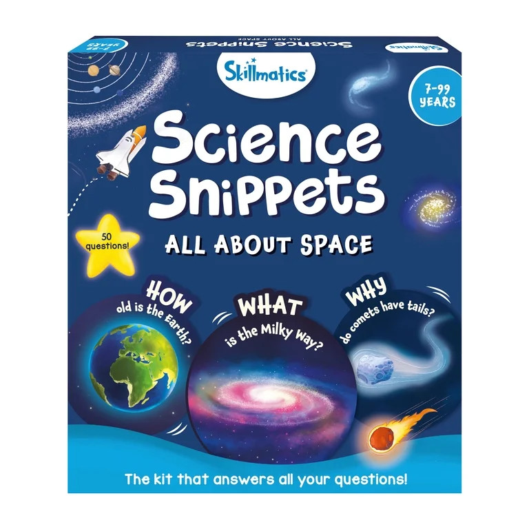 Skillmatics Science Snippets: Explore Space with Flash Cards | Walmart (US)