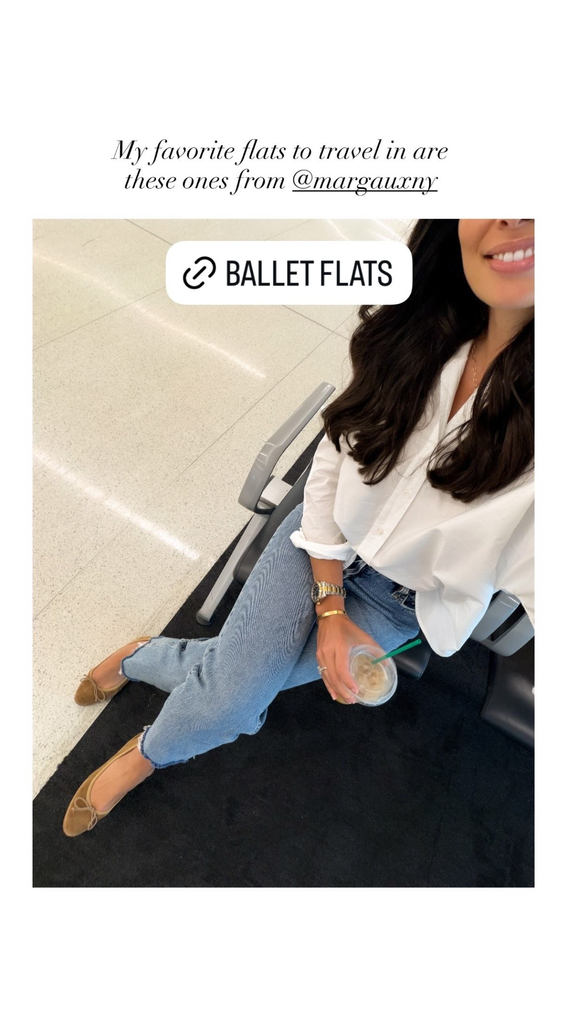 My favorite flats to travel in are these ones from @margauxny 🤍

#LTKootd #LTKstorytime #LTKTravel