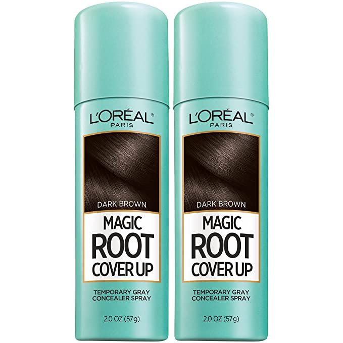 L'Oreal Paris Root Cover Up Temporary Gray Concealer Spray Dark Brown 2 Oz (Pack of 2) (Packaging... | Amazon (US)