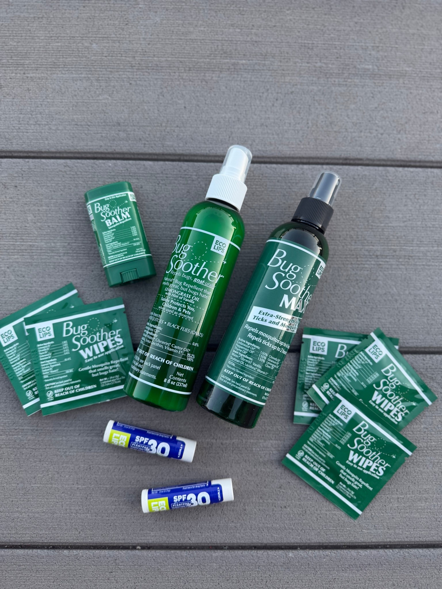 Spring break prep = the little things you’ll be glad you packed 🌞🐞
As a Midwest girl, I could honestly go for a little sunburn right about now…so I’m gearing up early and stashing these everywhere: golf cart, stroller, car, golf bag, diaper bag…even the junk drawer.
The Spring - Summer MVP Lineup:
🌿 Bug Soother (spray, wipes & balm) – naturally repels gnats, mosquitoes, black flies & no-see-ums and smells like lemon cake
🌲 Bug Soother MAX – for tougher bugs like mosquitoes & ticks
💋 SPF 30 Lip Balm – hydrating protection with aloe, coconut oil & cocoa butter
Non-toxic, family-friendly essentials for all the sunshine we’ve been waiting for ☀️
@ecolips  @bugsoother #ecolips #bugsoother #springbreak

#LTKActive #LTKmomlife #LTKKids