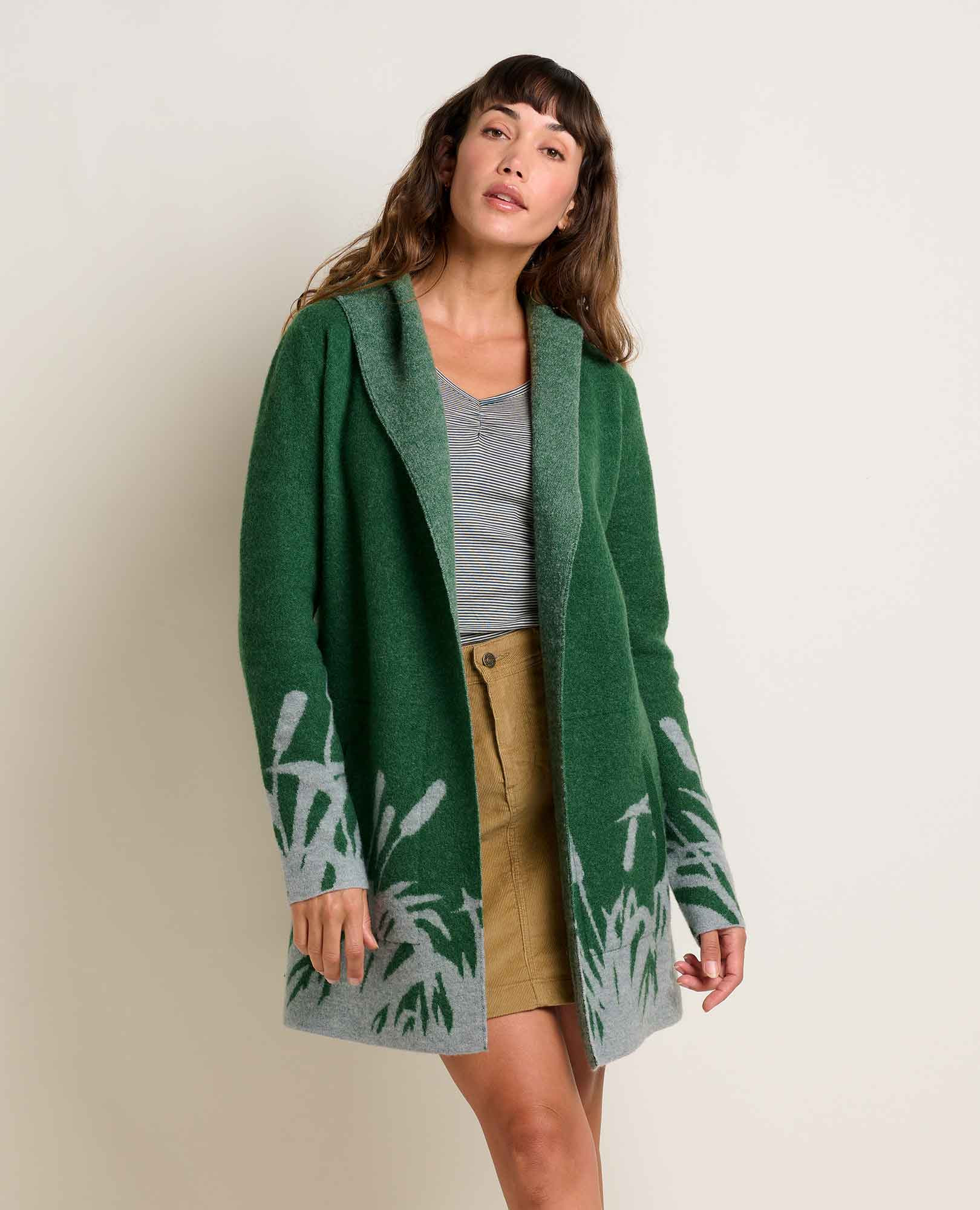 Heartfelt Merino Wool Open Front Cardigan Hoodie | Toad&Co | Toad&Co