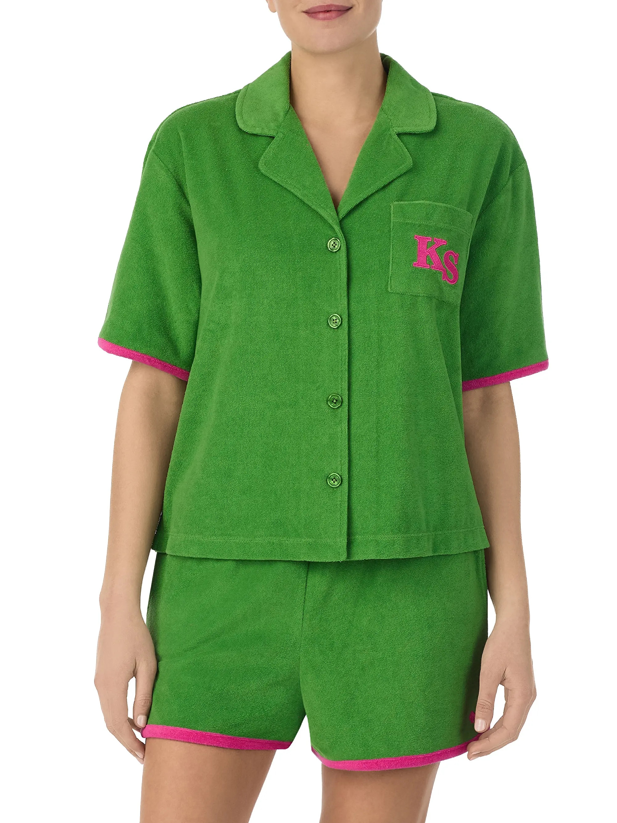 Monogram Terry Pajamas | Saks Fifth Avenue