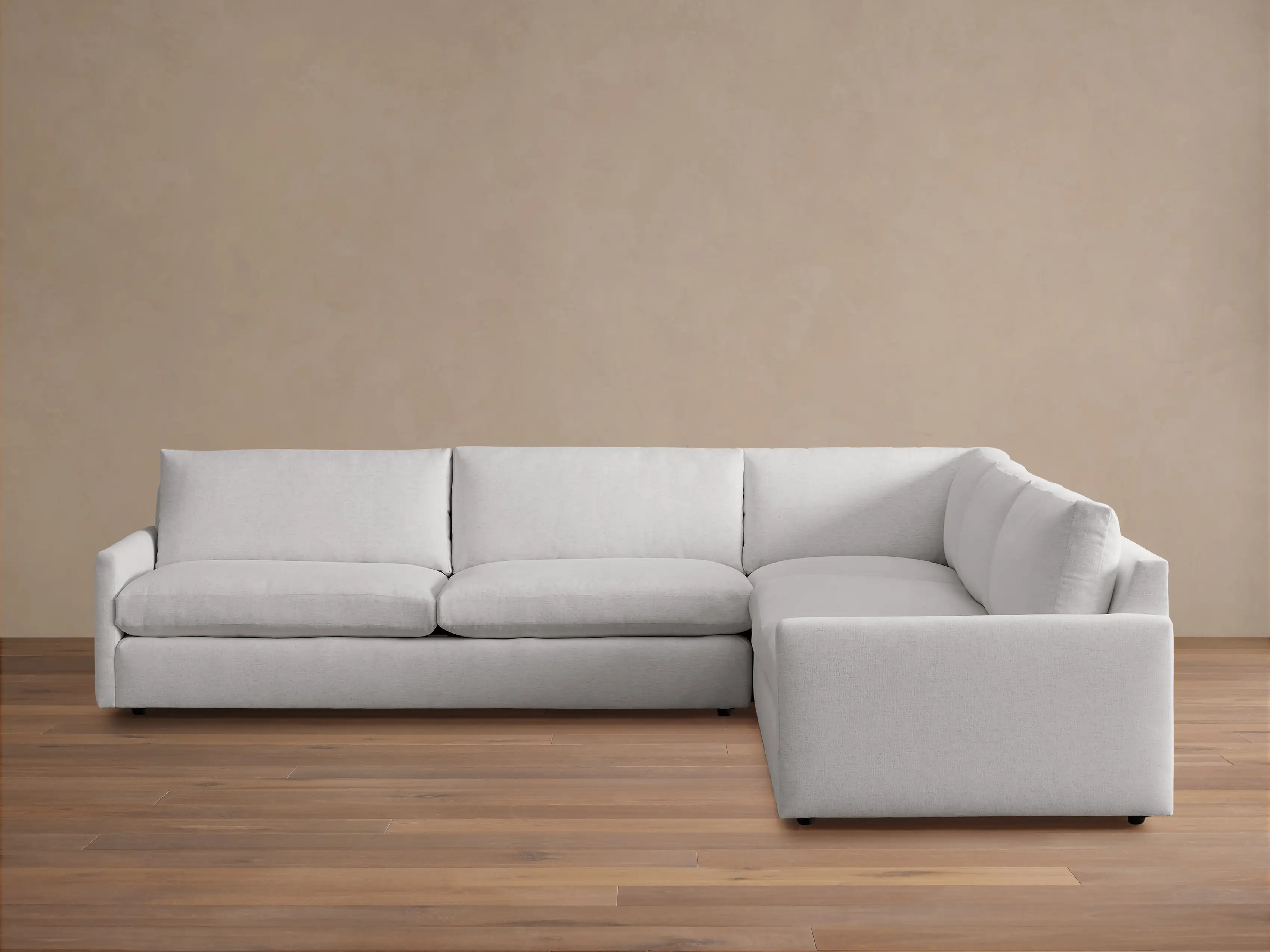 Kipton Slim Arm Three-Piece Corner Sectional | Arhaus