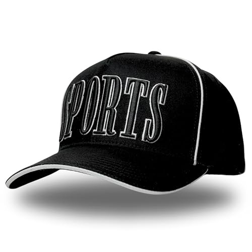 Vintage Sport Trucker Hat | Men & Women | Trendy Pickleball Golf Hats Men | American Country Western Cute Cowgirl Caps | Retro Baseball Cotton | Snapback (Sports | Black) | Amazon (US)