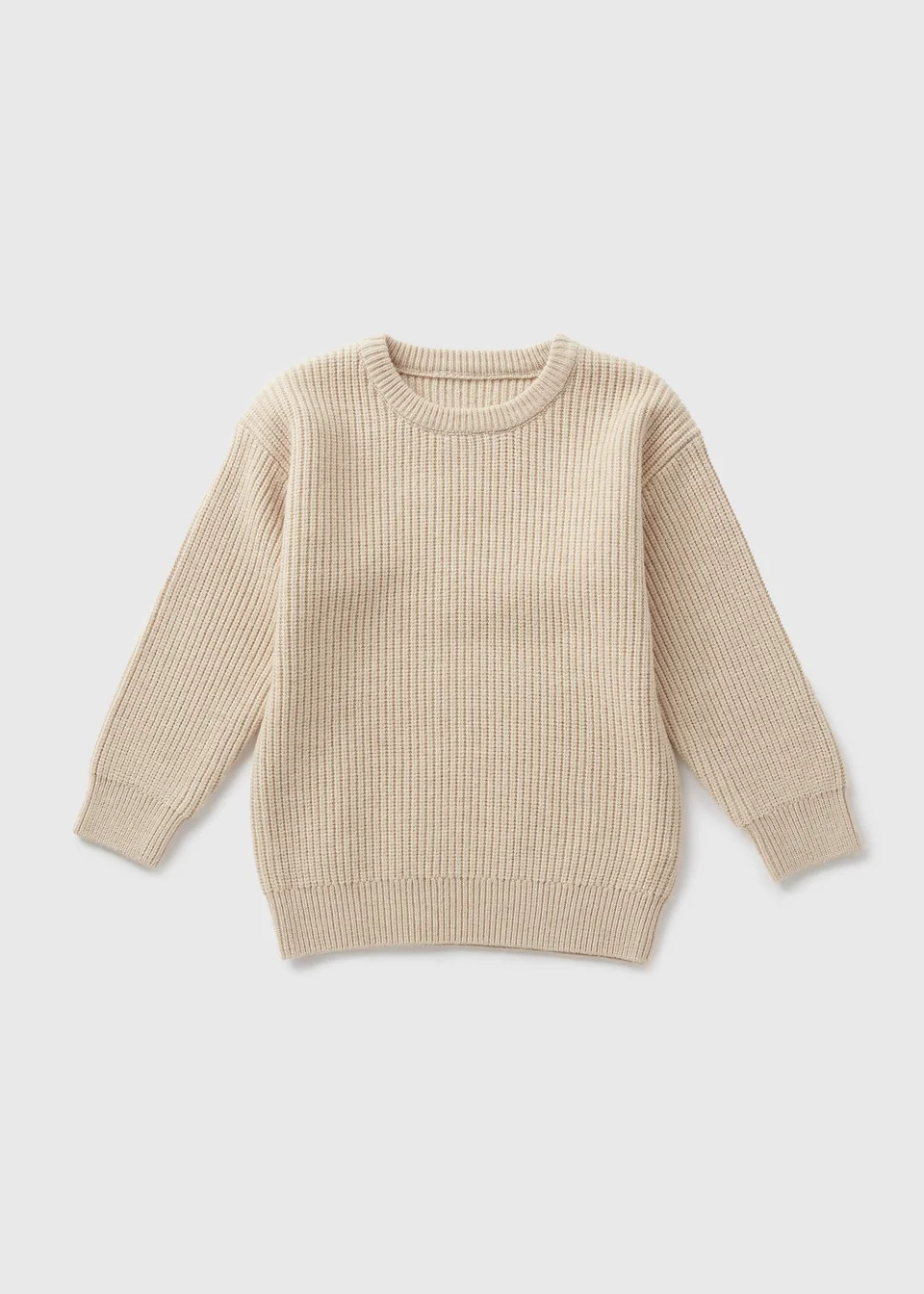 Boys Oatmeal Knitted Jumper (1-7yrs) | Matalan (UK)