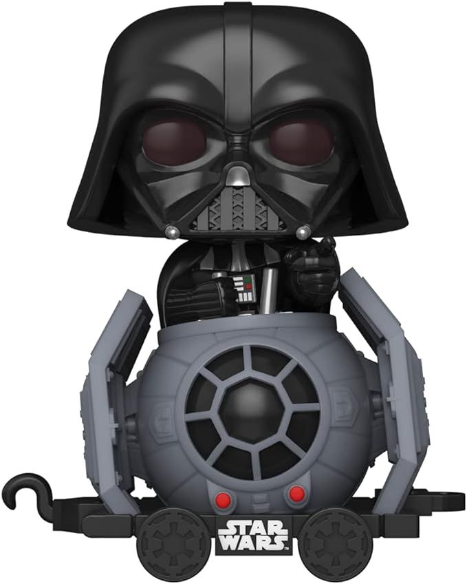 Funko Pop! Train: Disney 100 - Darth Vader on Tie Fighter, Darth Vader, Amazon Exclusive | Amazon (US)