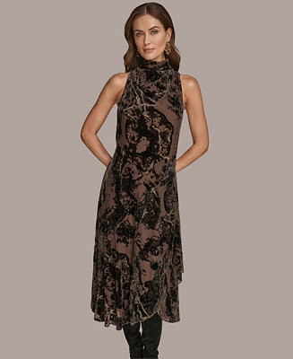 Women's Cowl Neck Midi Dress | Macy's