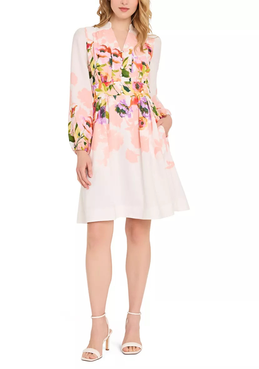Women's Long Sleeve Floral Dress | Belk