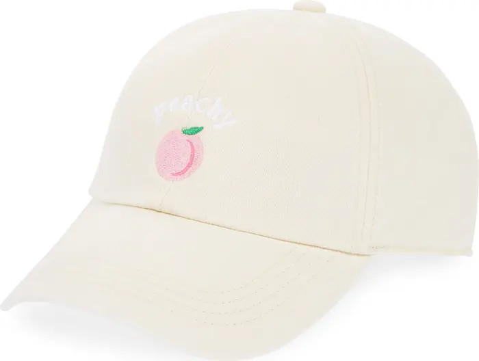 Peachy Adjustable Cotton Baseball Cap | Nordstrom Rack
