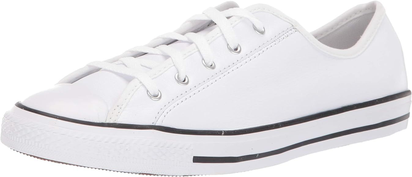 Converse Chuck Taylor All Star Dainty Gs Leather Ox Trainers Women White - 8.5 - Low Top Trainers... | Amazon (CA)