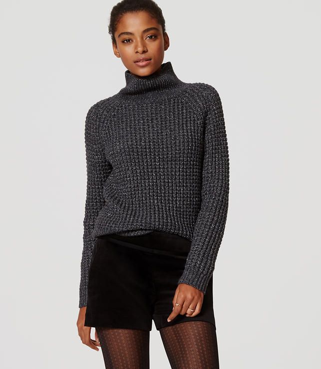Shimmer Stitch Sweater | LOFT