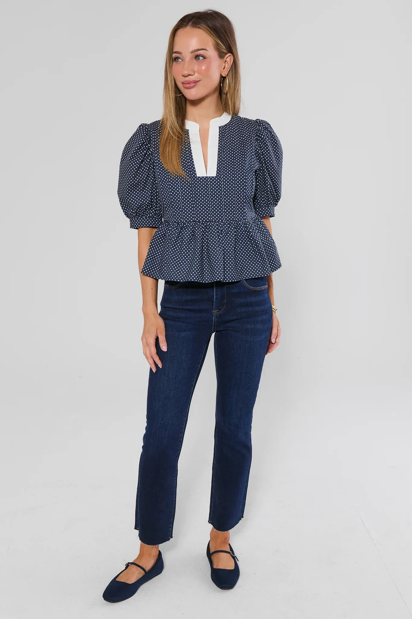Kayla Medium Wash Wide Leg Jeans | Avara