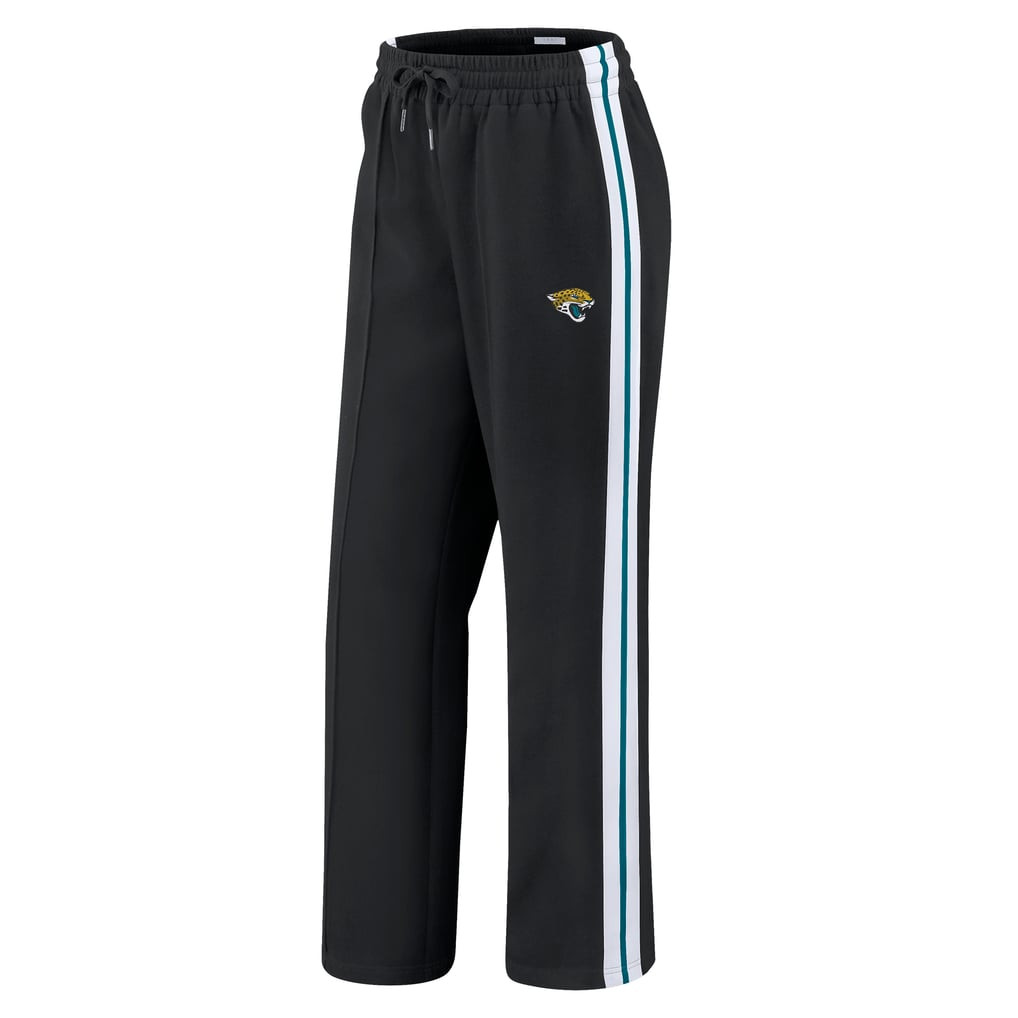 Jacksonville Jaguars WEAR by Erin Andrews Women's Color-Block Straight Leg Pants - Black | Fanatics