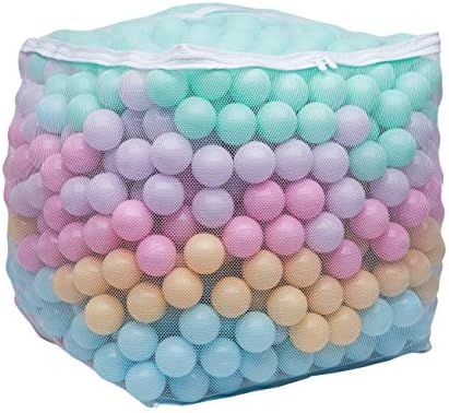 Amazon Basics BPA Free Crush-Proof Plastic Ball Pit Balls with Storage Bag, Toddlers Kids 12+ Mon... | Amazon (US)