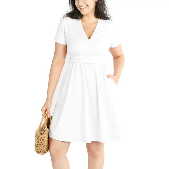 POSESHE Women's Plus Size Summer Dress with Pockets, Casual and Party Ready | Walmart (US)