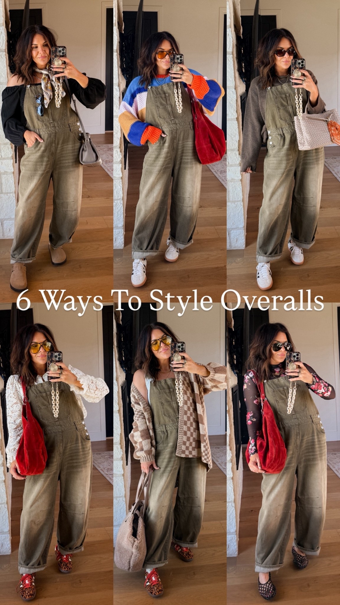 Overalls are my fav for fall!  Here’s 6 differs ways to style them!
Overalls: I’m a size 12 and need an XL (I’m wearing the XXL)
Tops: XL
sweaters:XXL


#LTKMidsize #LTKTall #LTKSaleAlert
